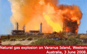 Gas Explosion on Varanus Island, Australia, 2008