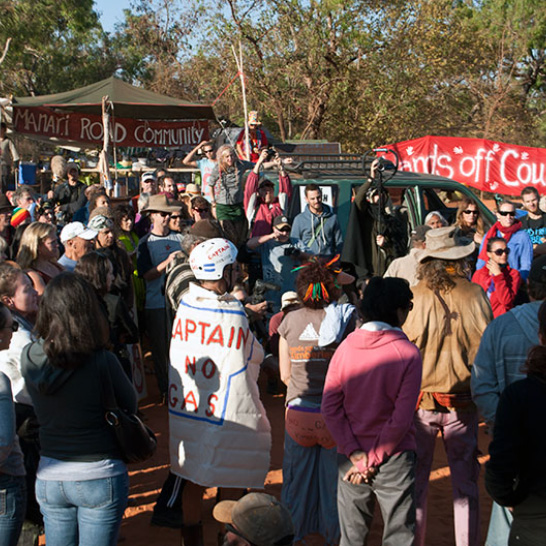 day 100 of the Manari Road Blockade