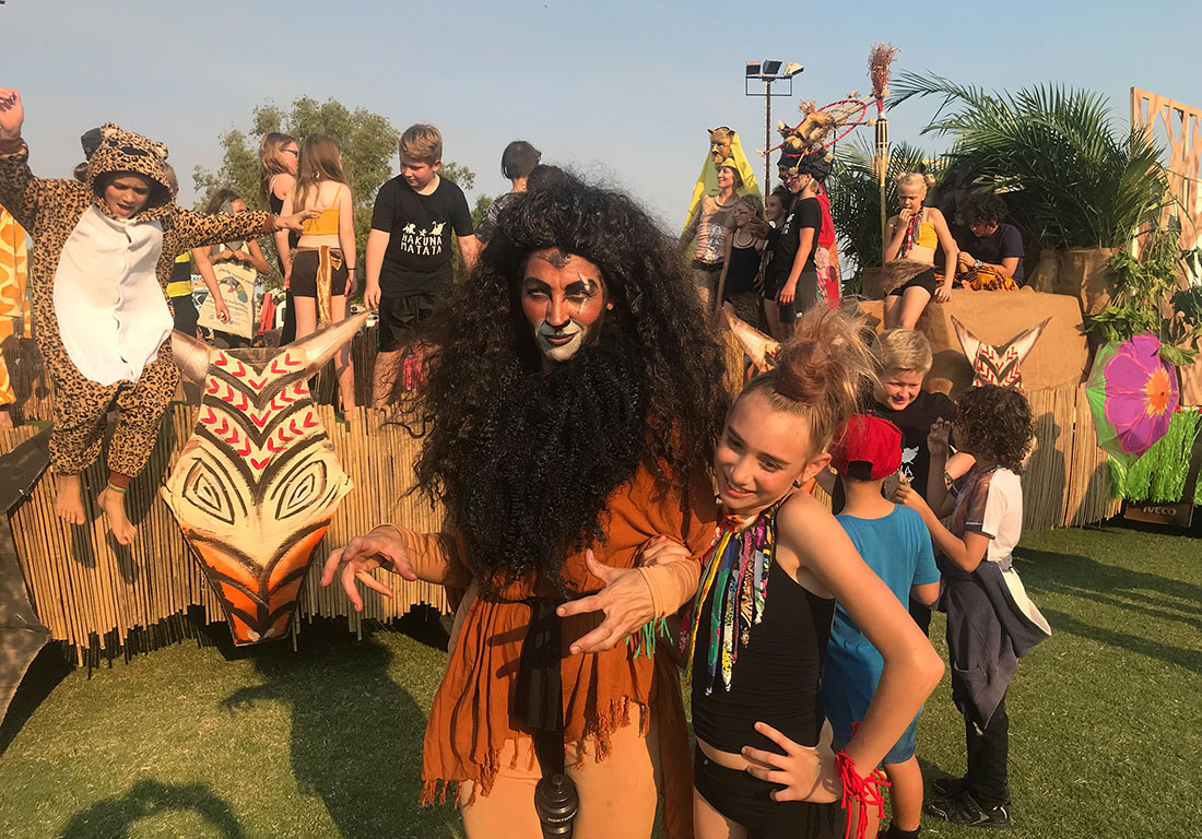 Lion King float