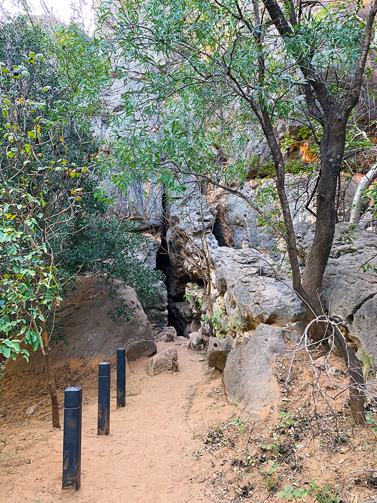 Entrance Gap in the Gorge Wall 